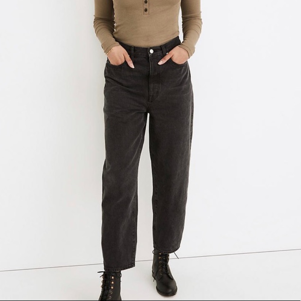 Madewell: The Balloon Jean in Noll Wash